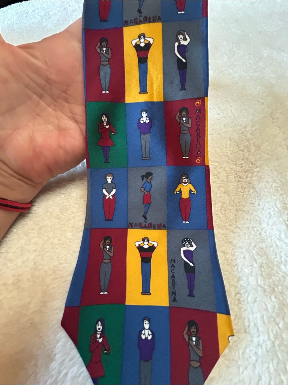 🎁3 for $30 - Novelty 'Macarena' Dance Figure Tie